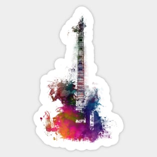 Guitar music art #guitar #music Sticker